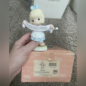 Precious Moments “It’s A Banner Day, Congratulations!” Vintage NIB